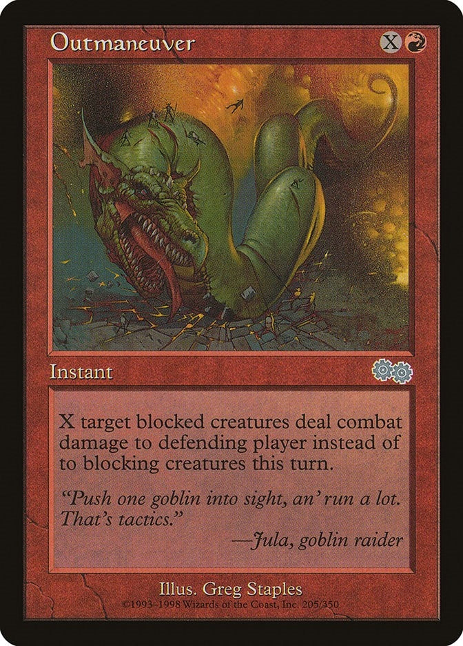 Outmaneuver (205) (Urza's Saga)
