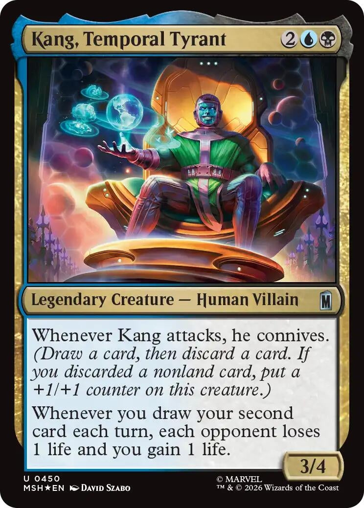 Image for Kang, Temporal Tyrant (Surge Foil) (450) (Marvel Super Heroes) - Magic: The Gathering