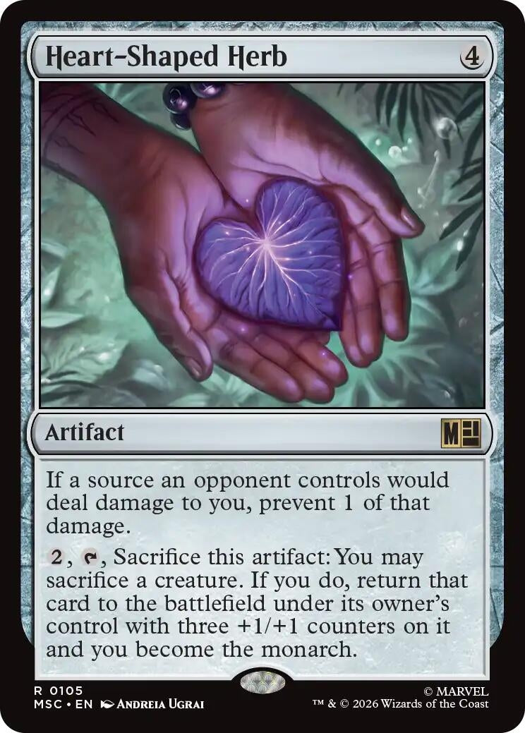 Image for Heart-Shaped Herb (105) (Commander: Marvel Super Heroes) - Magic: The Gathering
