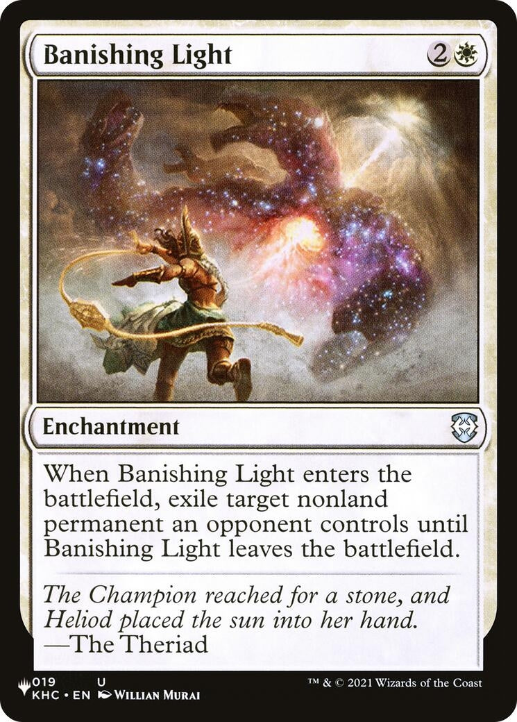 Image for Banishing Light (KHC) (19) (The List Reprints) - Magic: The Gathering