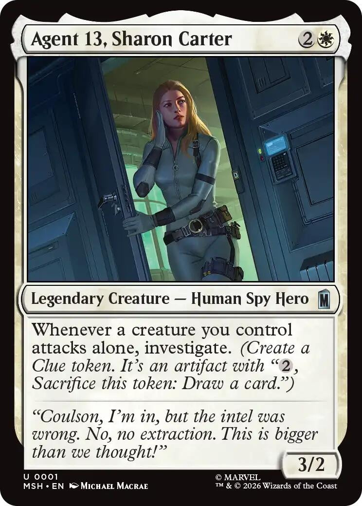 Agent 13, Sharon Carter (1) (Marvel Super Heroes)