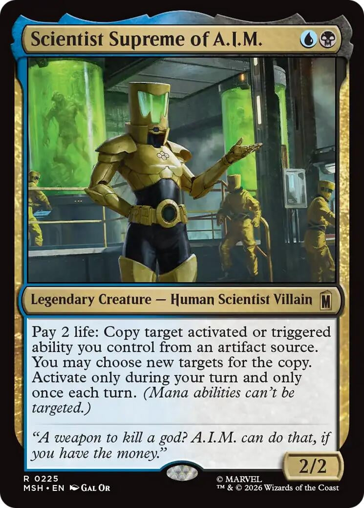 Scientist Supreme of A.I.M. (225) (Marvel Super Heroes)