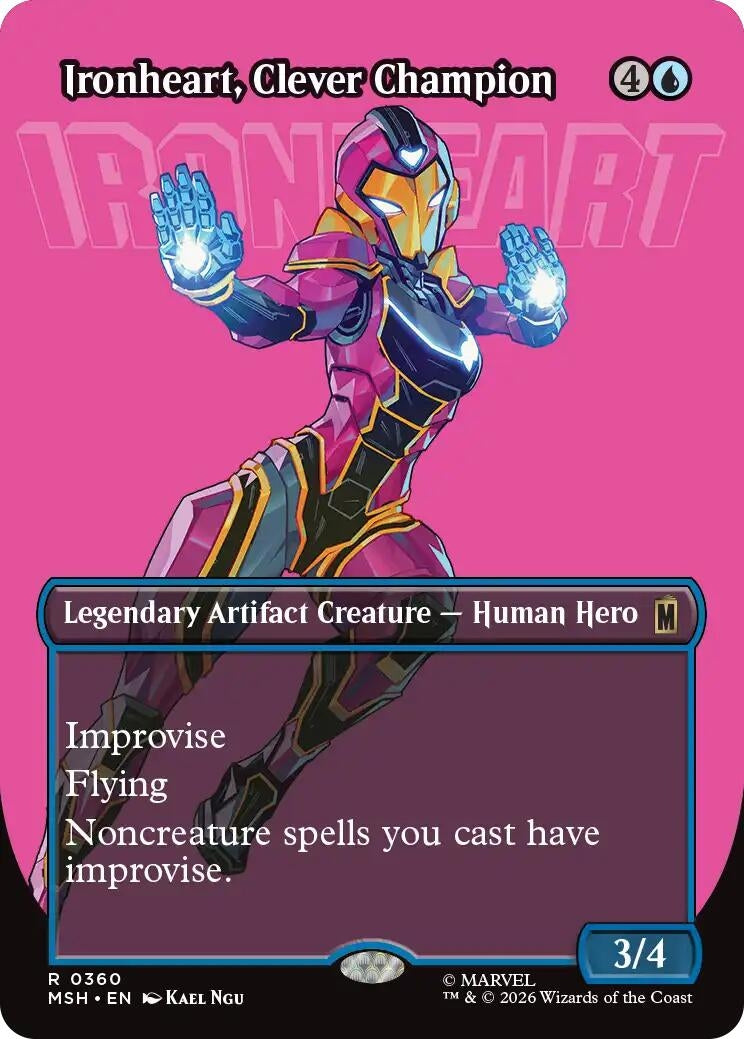 Ironheart, Clever Champion (Borderless) (360) (Marvel Super Heroes)
