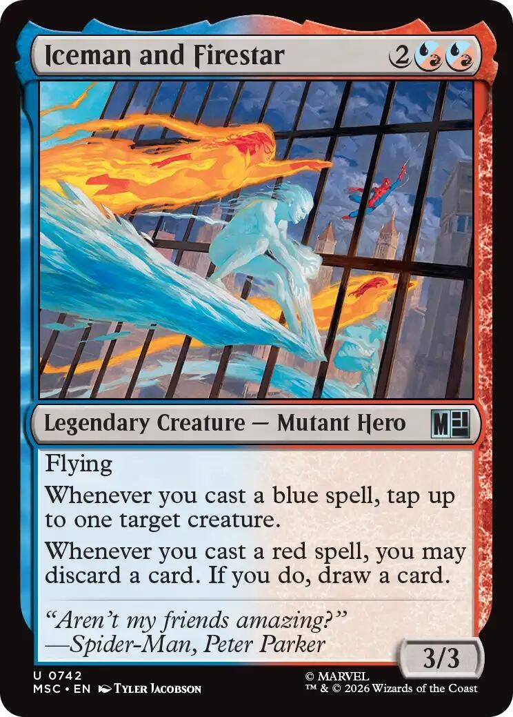 Iceman and Firestar (742) (Marvel Super Heroes)