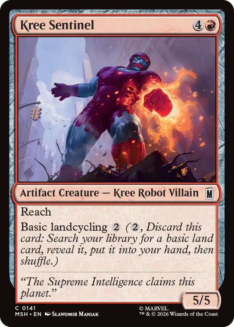 Kree Sentinel (141) (Marvel Super Heroes)