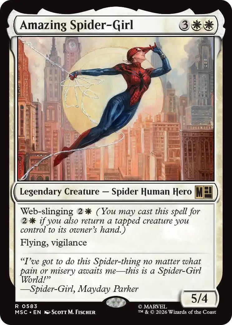 Image for Amazing Spider-Girl (583) (Commander: Marvel Super Heroes) - Magic: The Gathering