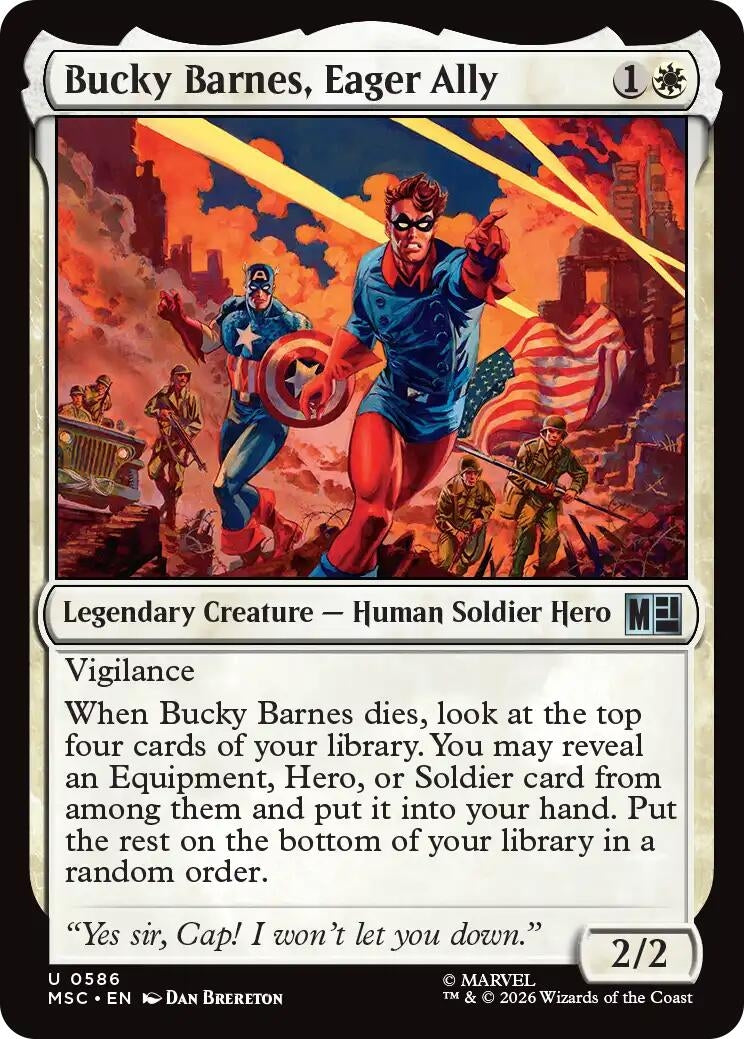 Bucky Barnes, Eager Ally (586) (Marvel Super Heroes)