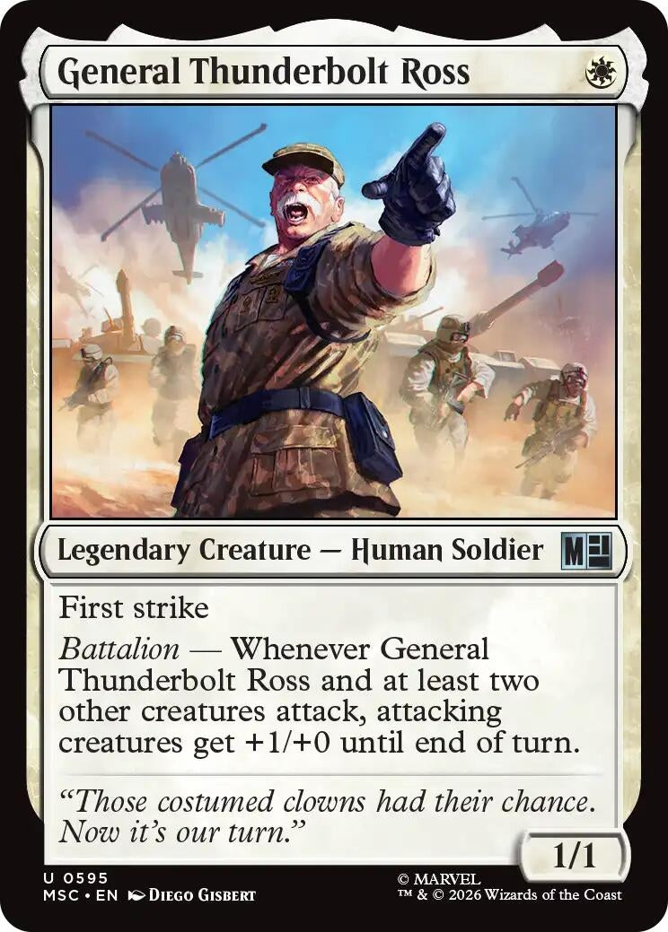 General Thunderbolt Ross (595) (Marvel Super Heroes)