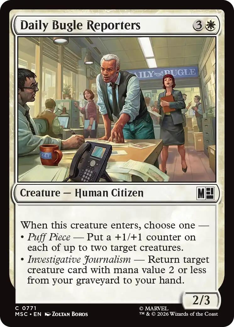 Daily Bugle Reporters (771) (Marvel Super Heroes)