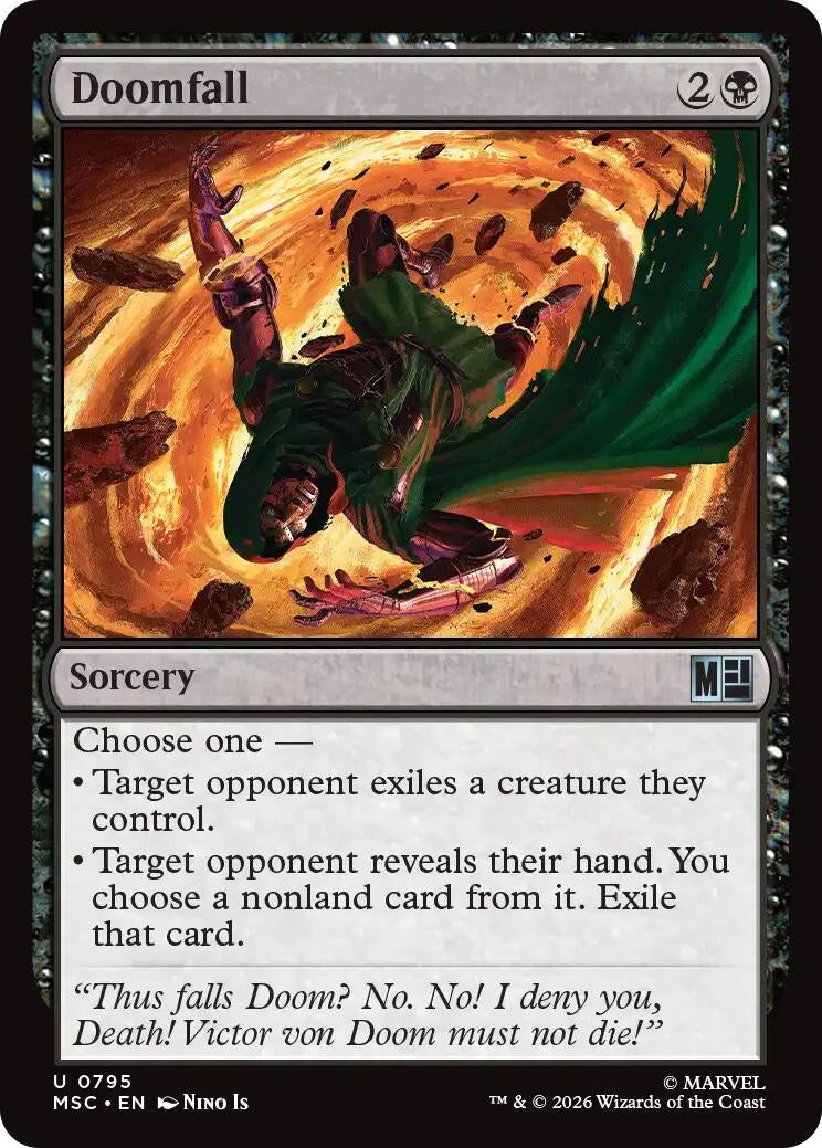 Image for Doomfall (795) (Commander: Marvel Super Heroes) - Magic: The Gathering