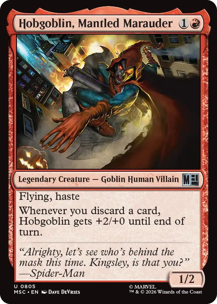Hobgoblin, Mantled Marauder (805) (Marvel Super Heroes)