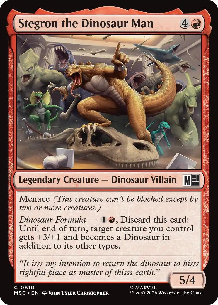 Stegron the Dinosaur Man (810) (Marvel Super Heroes)