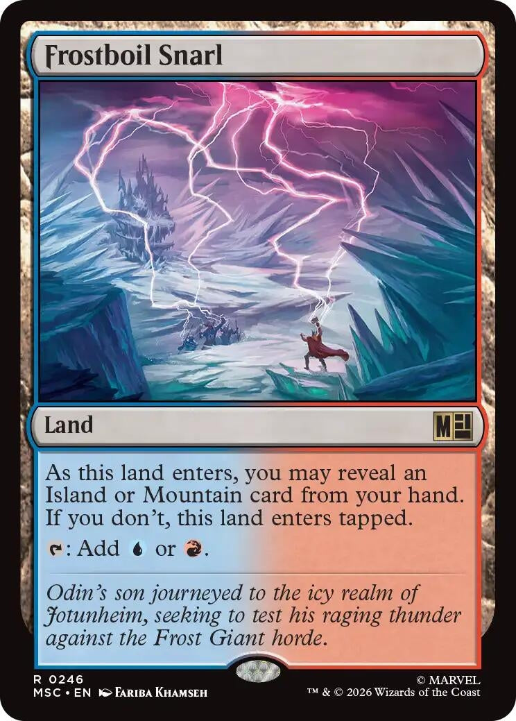Image for Frostboil Snarl (246) (Commander: Marvel Super Heroes) - Magic: The Gathering