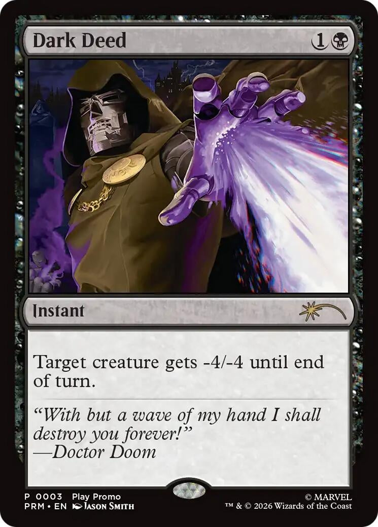 Image for Dark Deed (3) (Standard Showdown Promos) (SSP) - Magic: The Gathering