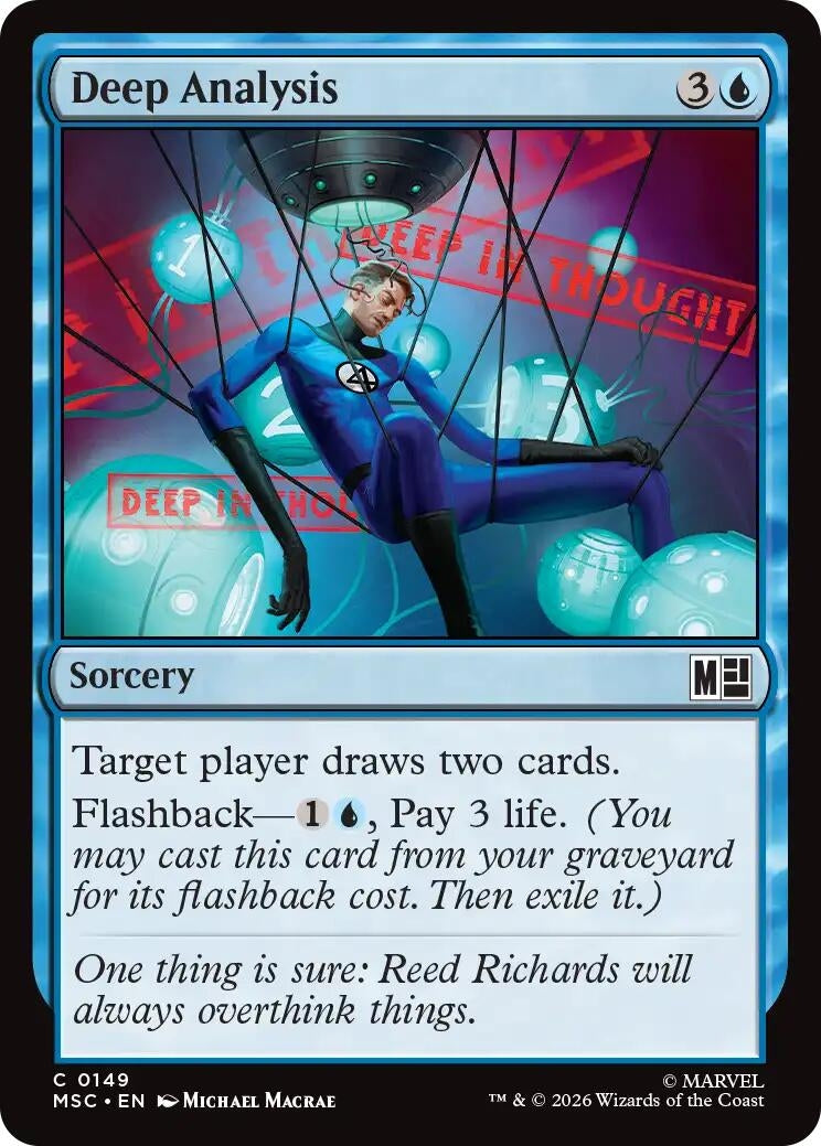 Image for Deep Analysis (149) (Commander: Marvel Super Heroes) - Magic: The Gathering