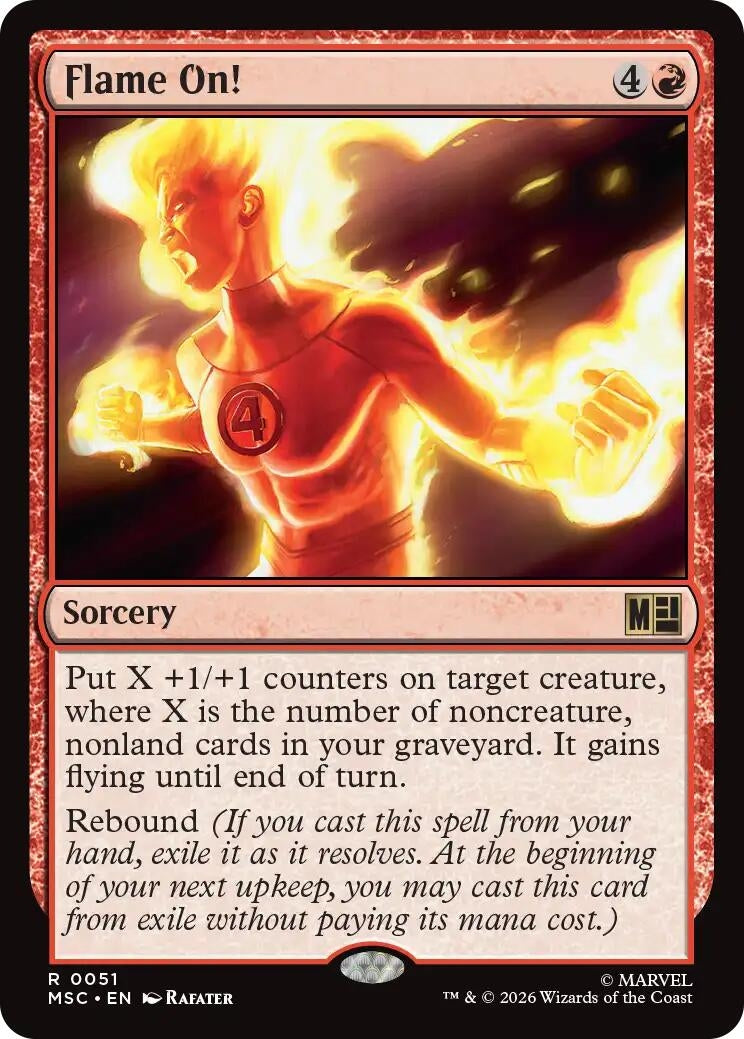 Image for Flame On! (51) (Commander: Marvel Super Heroes) - Magic: The Gathering