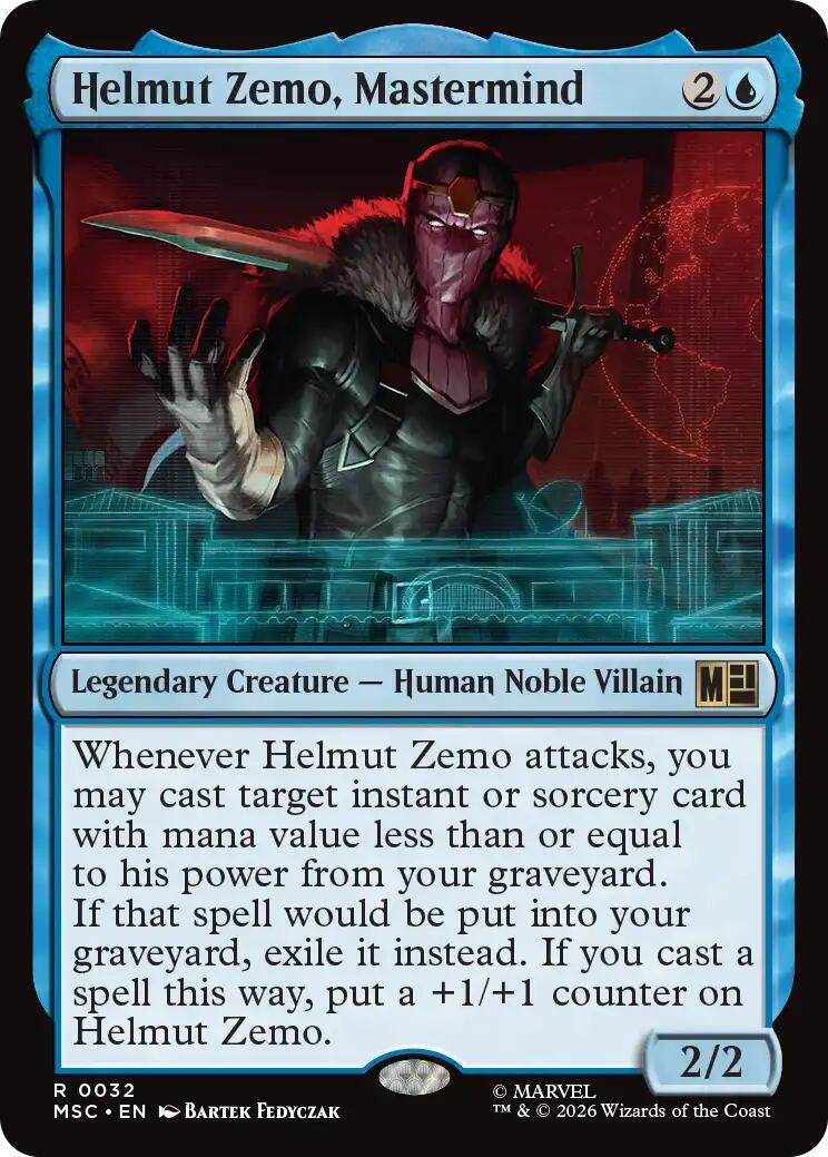 Image for Helmut Zemo, Mastermind (32) (Commander: Marvel Super Heroes) - Magic: The Gathering