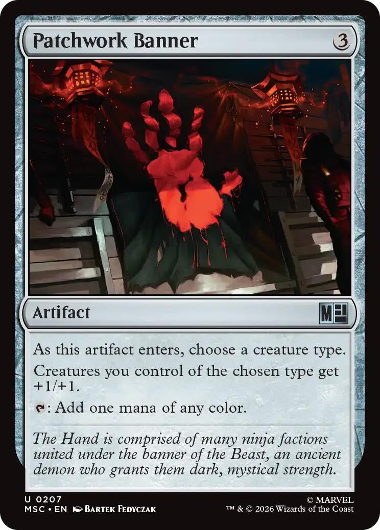 Image for Patchwork Banner (207) (Commander: Marvel Super Heroes) - Magic: The Gathering