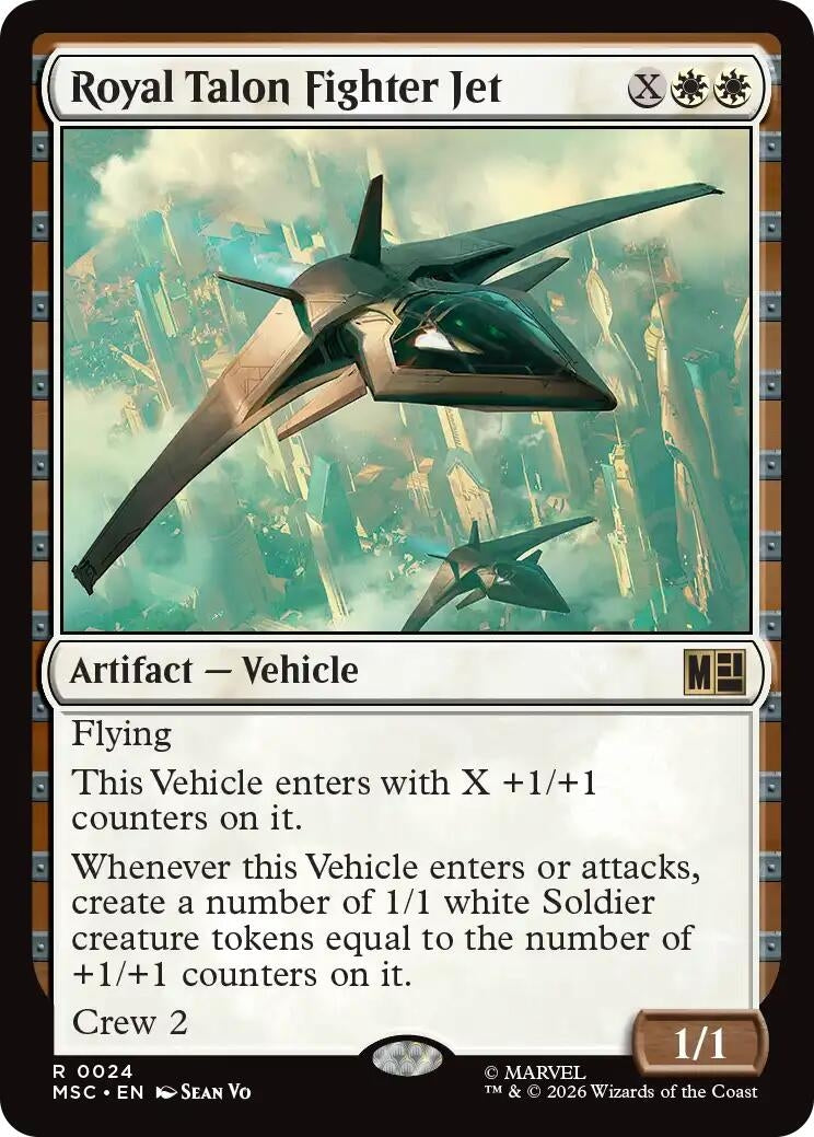 Image for Royal Talon Fighter Jet (24) (Commander: Marvel Super Heroes) - Magic: The Gathering