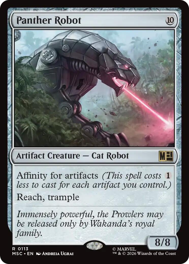 Image for Panther Robot (113) (Commander: Marvel Super Heroes) - Magic: The Gathering