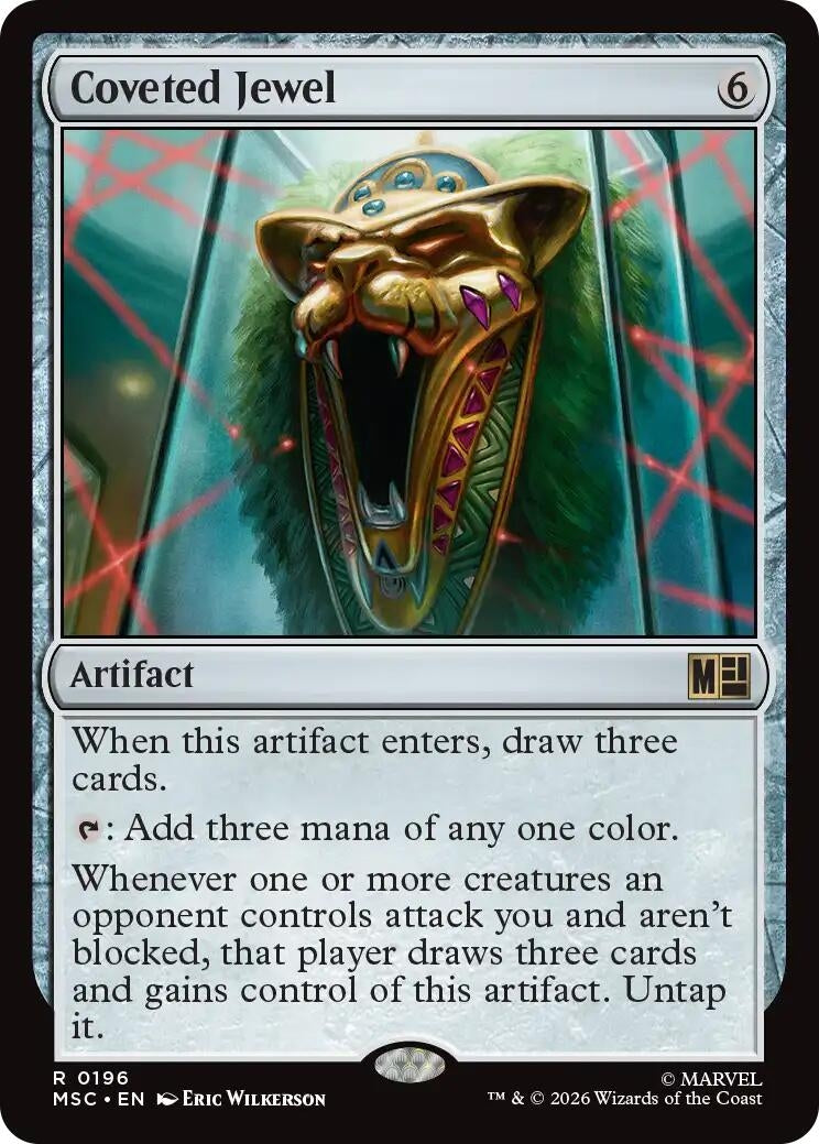 Image for Coveted Jewel (Surge Foil) (196) (Commander: Marvel Super Heroes) - Magic: The Gathering