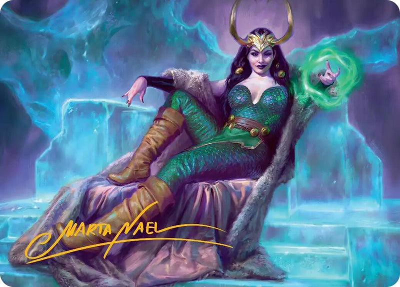 Image for Lady Loki, Agent of Chaos Art Card (Gold-Stamped Signature) (33) (Art Series: Marvel Super Heroes) - Magic: The Gathering