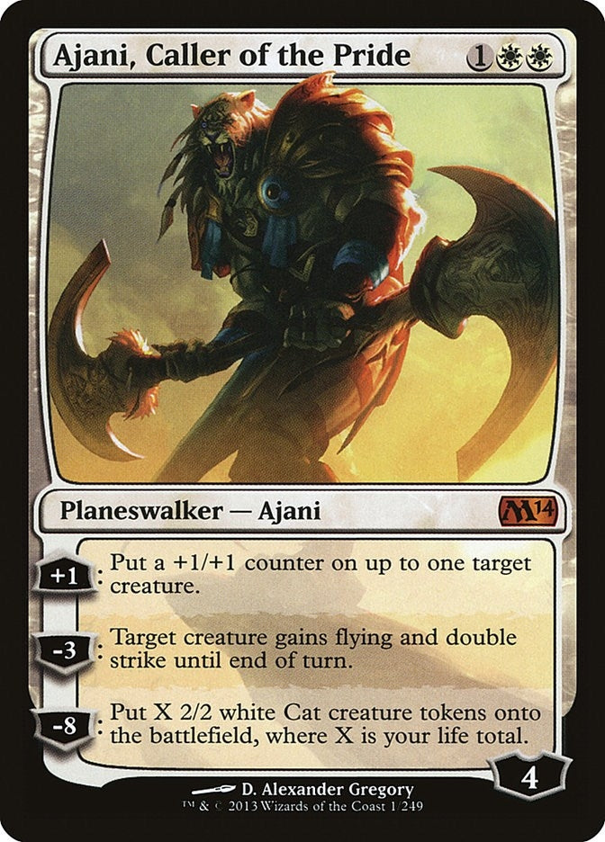 Ajani, Caller of the Pride (1) (Magic 2014 (M14))