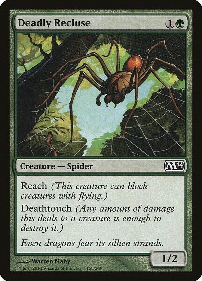 Deadly Recluse (168) (Magic 2014 (M14))