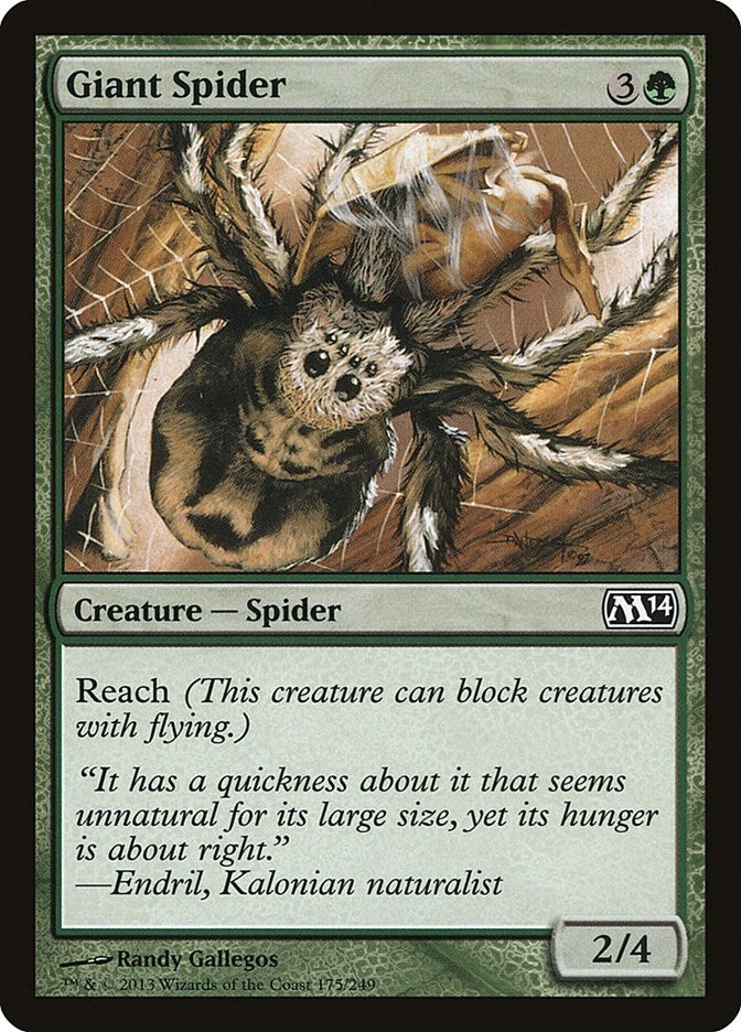 Giant Spider (175) (Magic 2014 (M14))