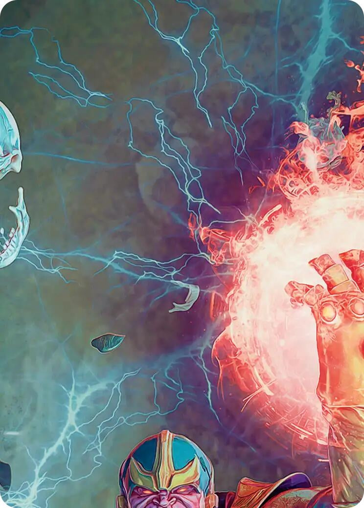 Image for Thanos, the Mad Titan Art Card (2/9) (2) (Art Series: Marvel Super Heroes) - Magic: The Gathering
