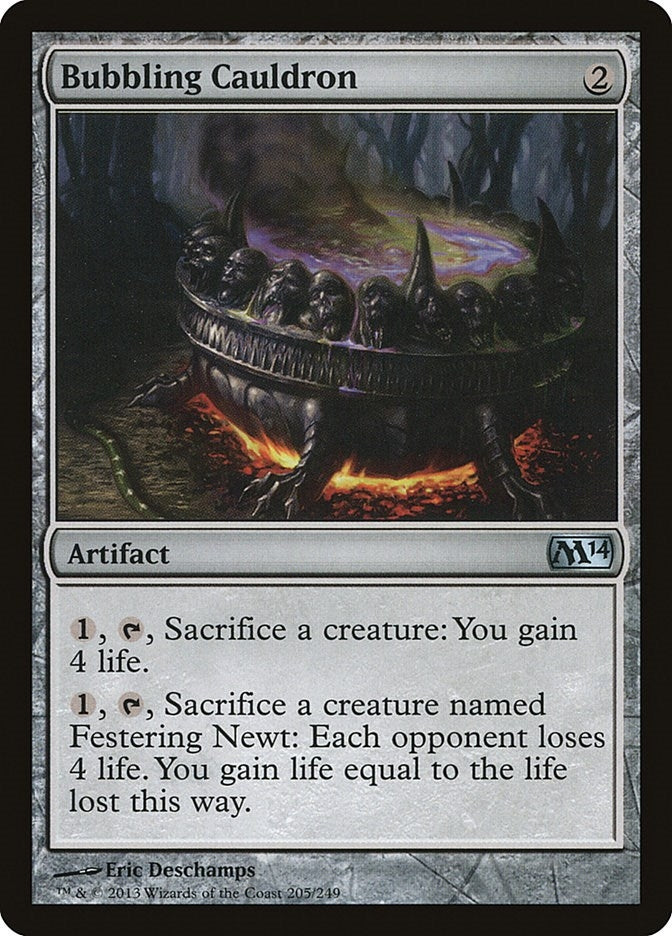 Bubbling Cauldron (205) (Magic 2014 (M14))