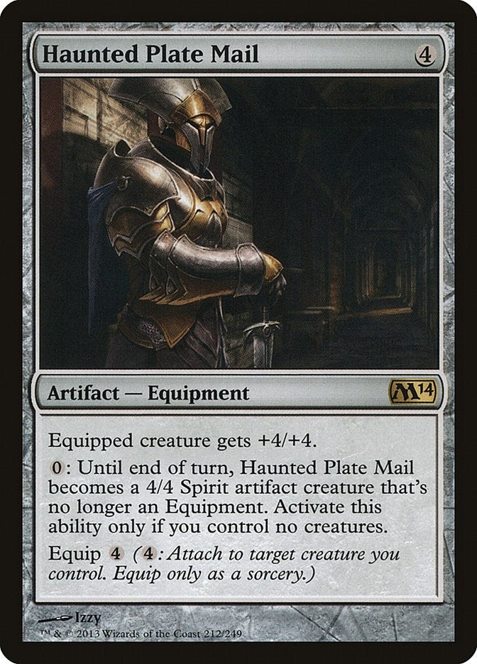Haunted Plate Mail (212) (Magic 2014 (M14))