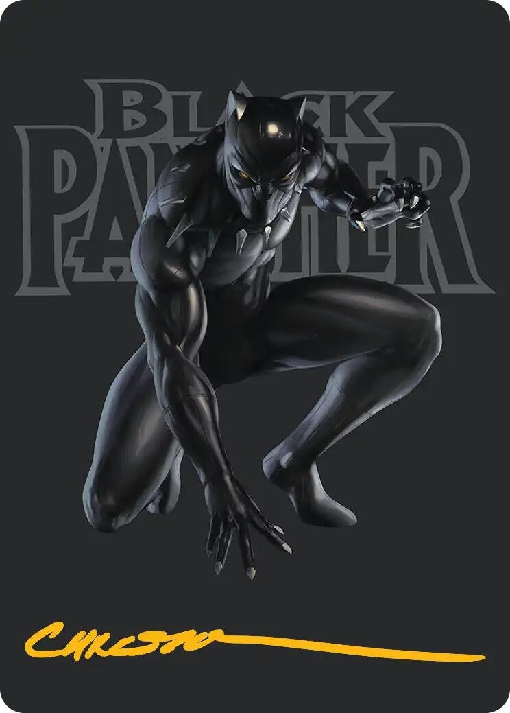 Image for Black Panther, Hope Enduring Art Card (Gold-Stamped Signature) (27) (Art Series: Marvel Super Heroes) - Magic: The Gathering