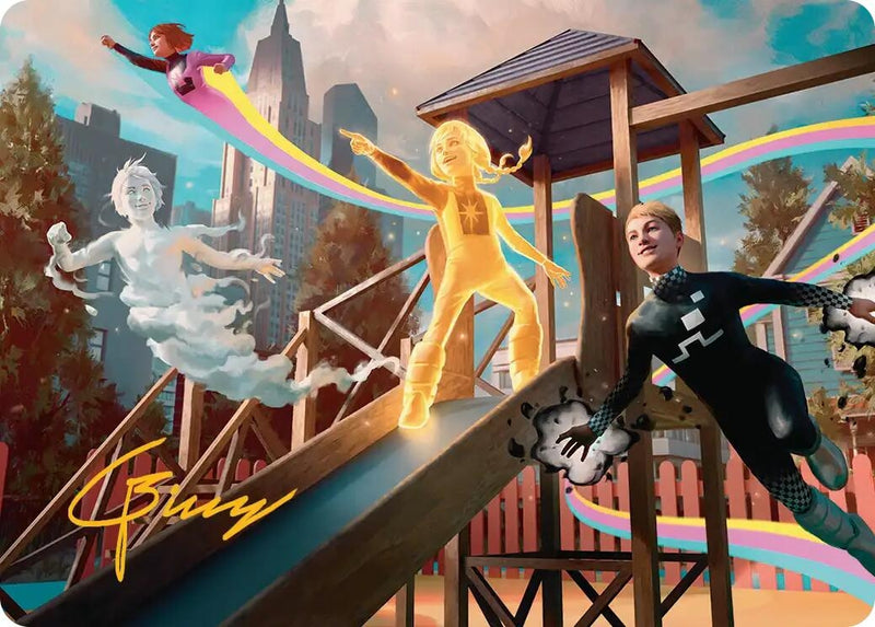 Image for Power Pack Art Card (Gold-Stamped Signature) (37) (Art Series: Marvel Super Heroes) - Magic: The Gathering