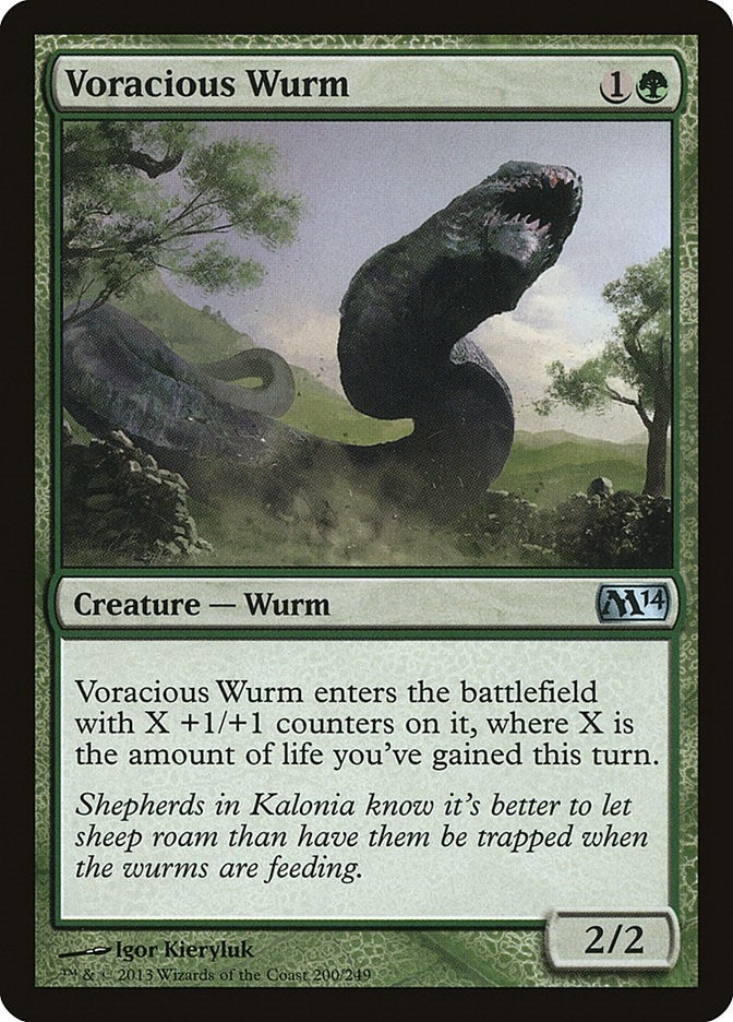 Image for Voracious Wurm (200) - Magic: The Gathering