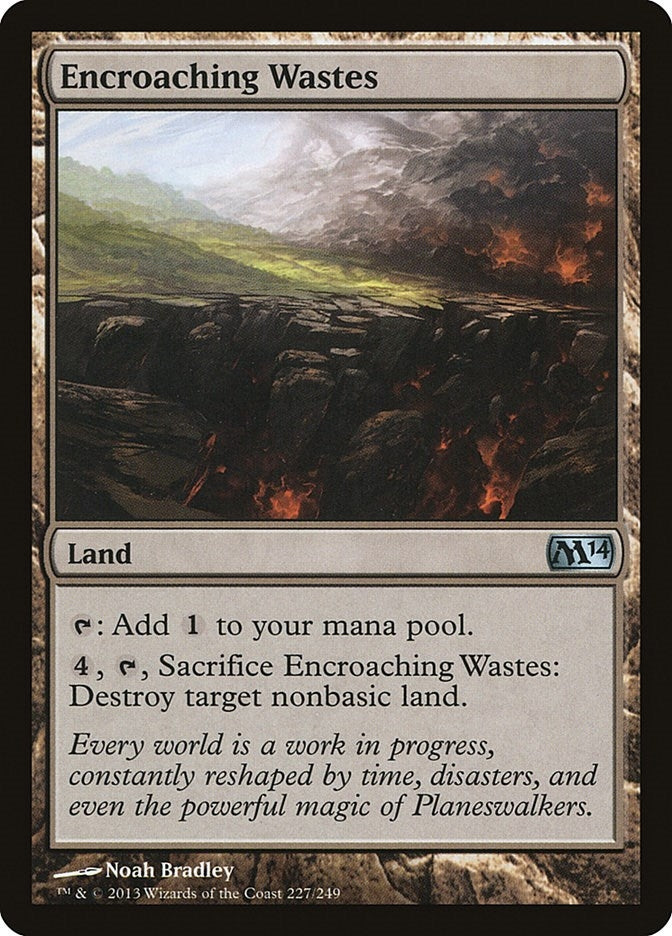 Encroaching Wastes (227) (Magic 2014 (M14))