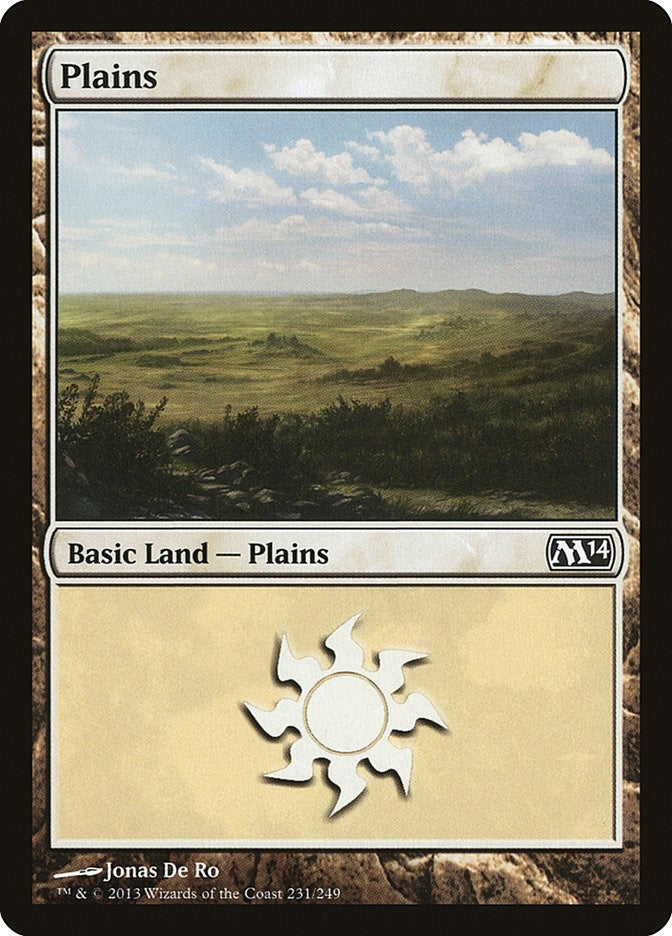 Plains (231) (231) (Magic 2014 (M14))