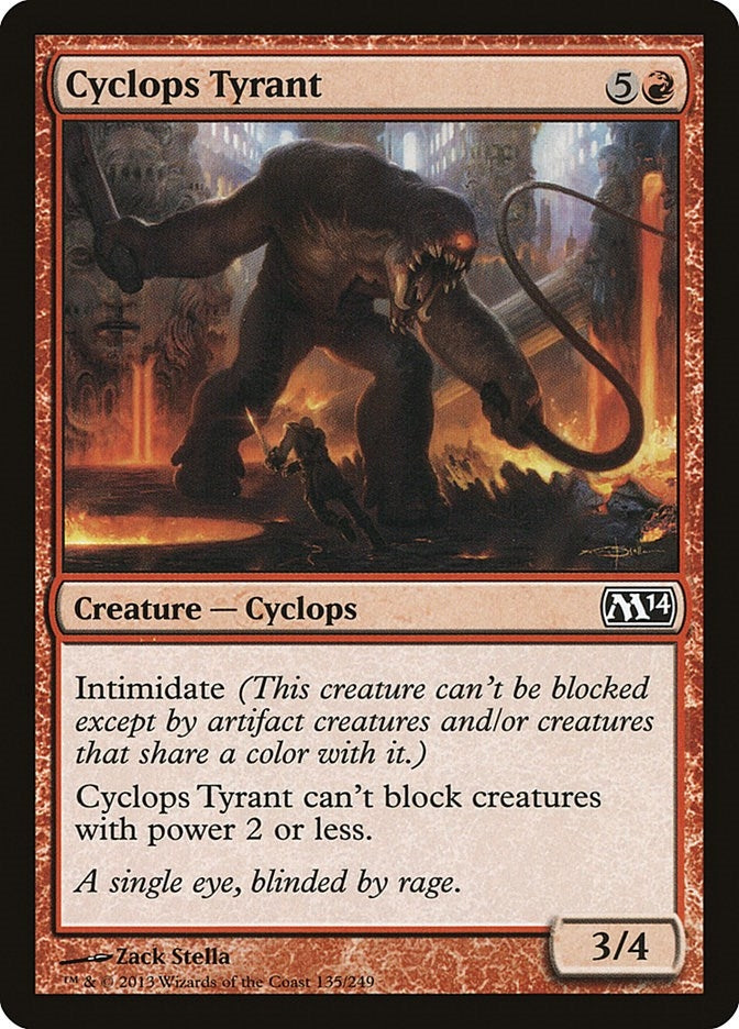 Cyclops Tyrant (135) (Magic 2014 (M14))