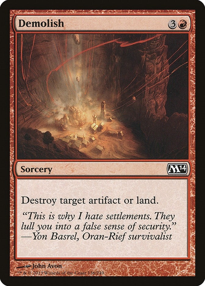 Demolish (136) (Magic 2014 (M14))