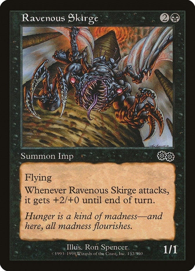 Ravenous Skirge (152) (Urza's Saga)