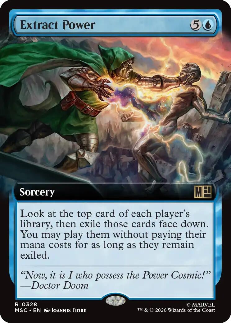 Image for Extract Power (Extended Art) (328) (Commander: Marvel Super Heroes) - Magic: The Gathering