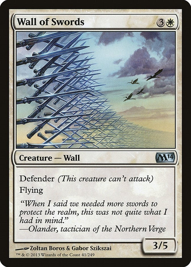 Wall of Swords (41) (Magic 2014 (M14))