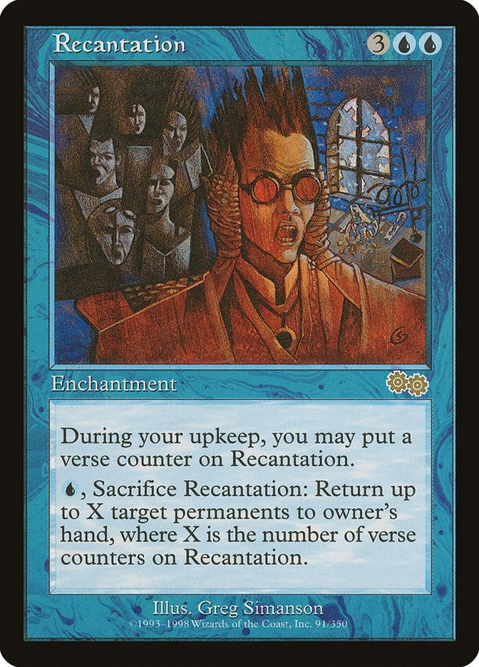 Recantation (91) (Urza's Saga)