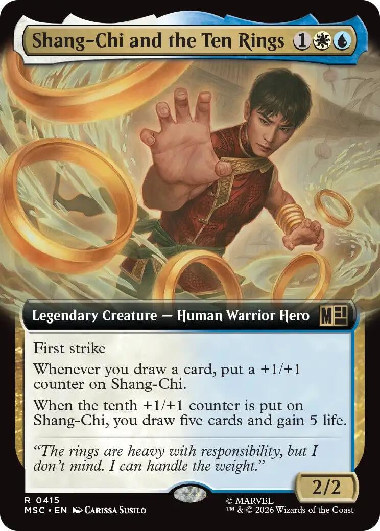 Image for Shang-Chi and the Ten Rings (Extended Art) (415) (Commander: Marvel Super Heroes) - Magic: The Gathering