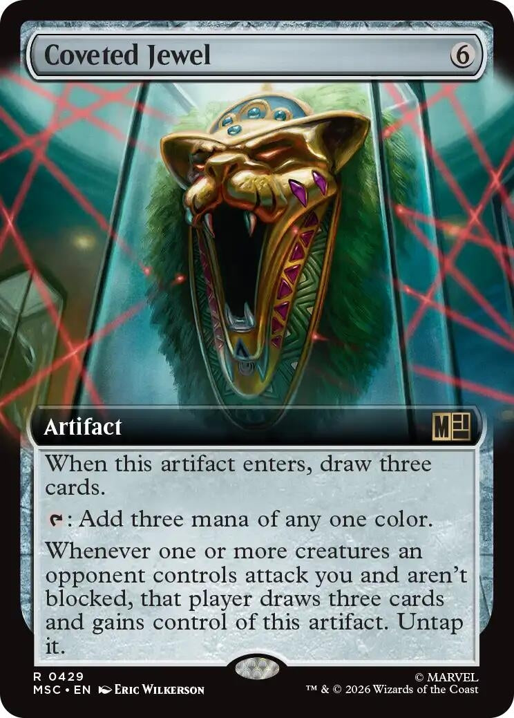 Image for Coveted Jewel (Extended Art) (429) (Commander: Marvel Super Heroes) - Magic: The Gathering