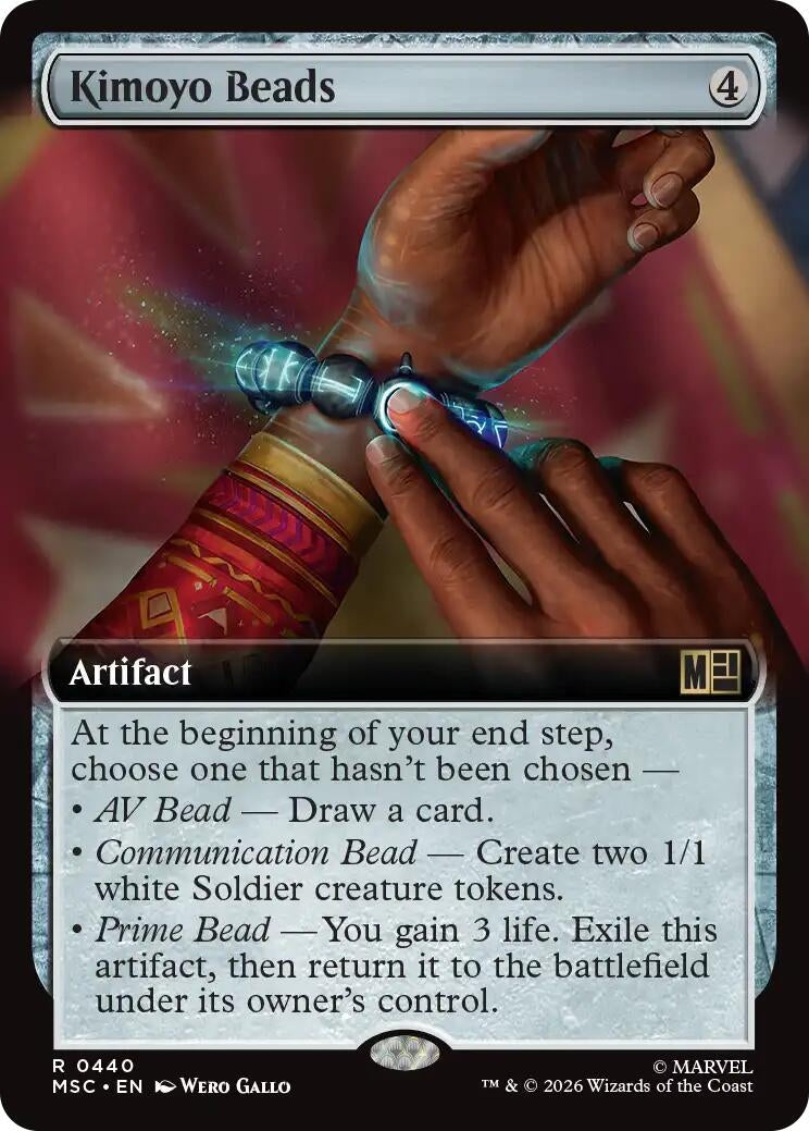 Kimoyo Beads (Extended Art) (440) (Marvel Super Heroes)