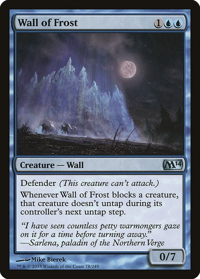 Image for Wall of Frost (78) - Magic: The Gathering