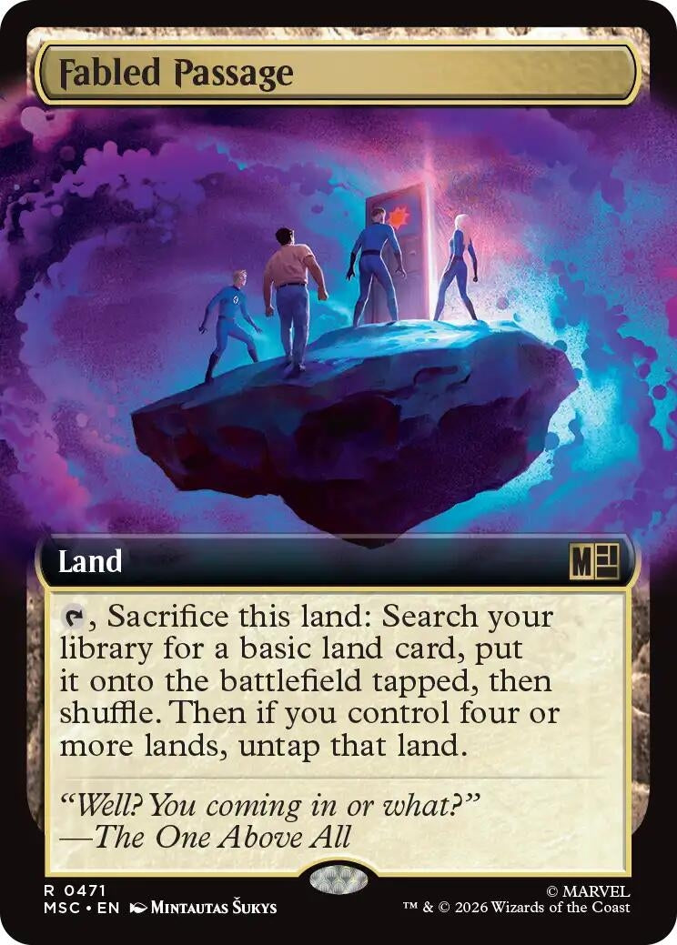 Image for Fabled Passage (Extended Art) (471) (Commander: Marvel Super Heroes) - Magic: The Gathering