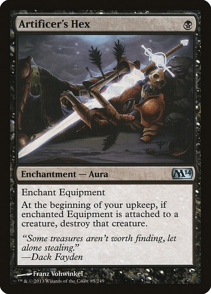 Artificer's Hex (85) (Magic 2014 (M14))