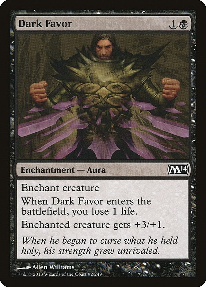 Dark Favor (92) (Magic 2014 (M14))